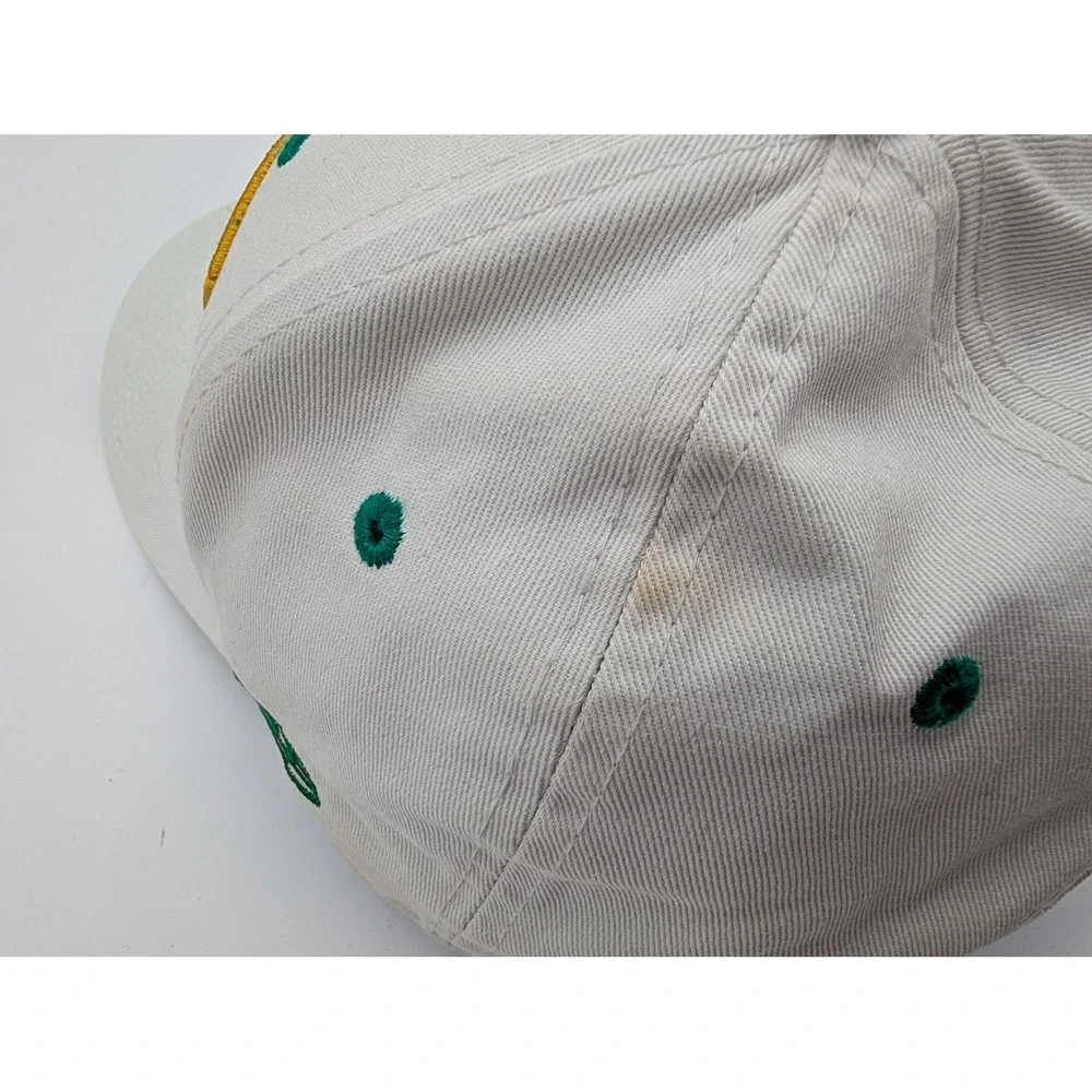 New Era Bud Lucky Snapback Hat White Green Shamrock St Patricks Day Cap